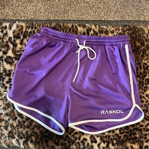 Raskol Men's Athletic Shorts - Purple